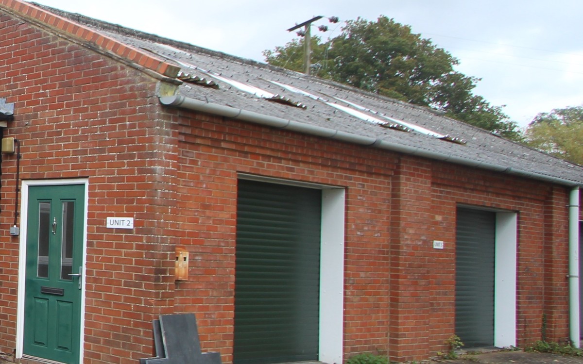 Unit 2 Pedestrian & Roller Door Entrance